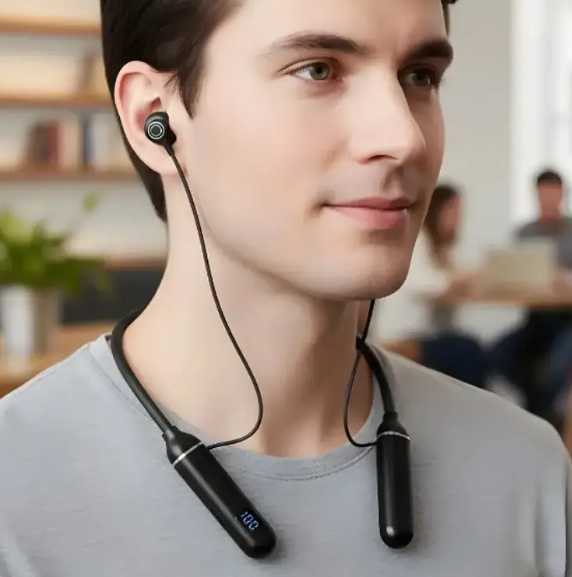 Audífonos Deportivos Bluetooth V5.0 de Cuello con Imán